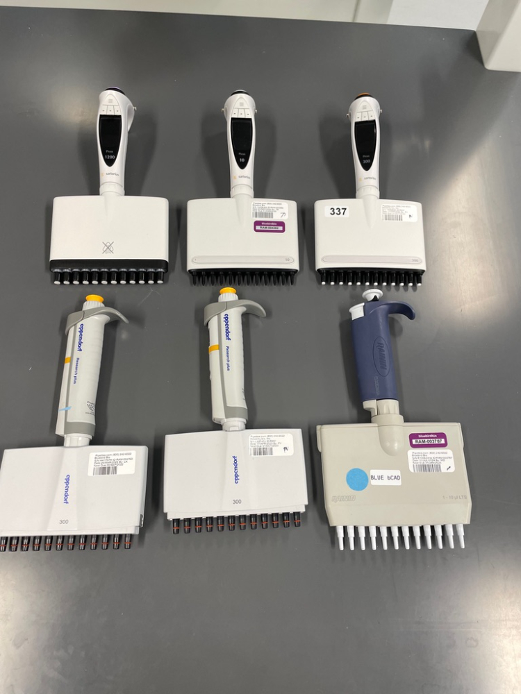 Image of Lot Of Various Multichannel Pipettes - Quantity 6